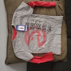 Kids Long Sleeve Atlanta Hawks T-shirt